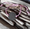 Bild 6 von Blume des Lebens - Armband  / (Farbe) rosa