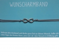 Bild 2 von Wunscharmband - Unendlichkeit  / (Farbe) Band grau